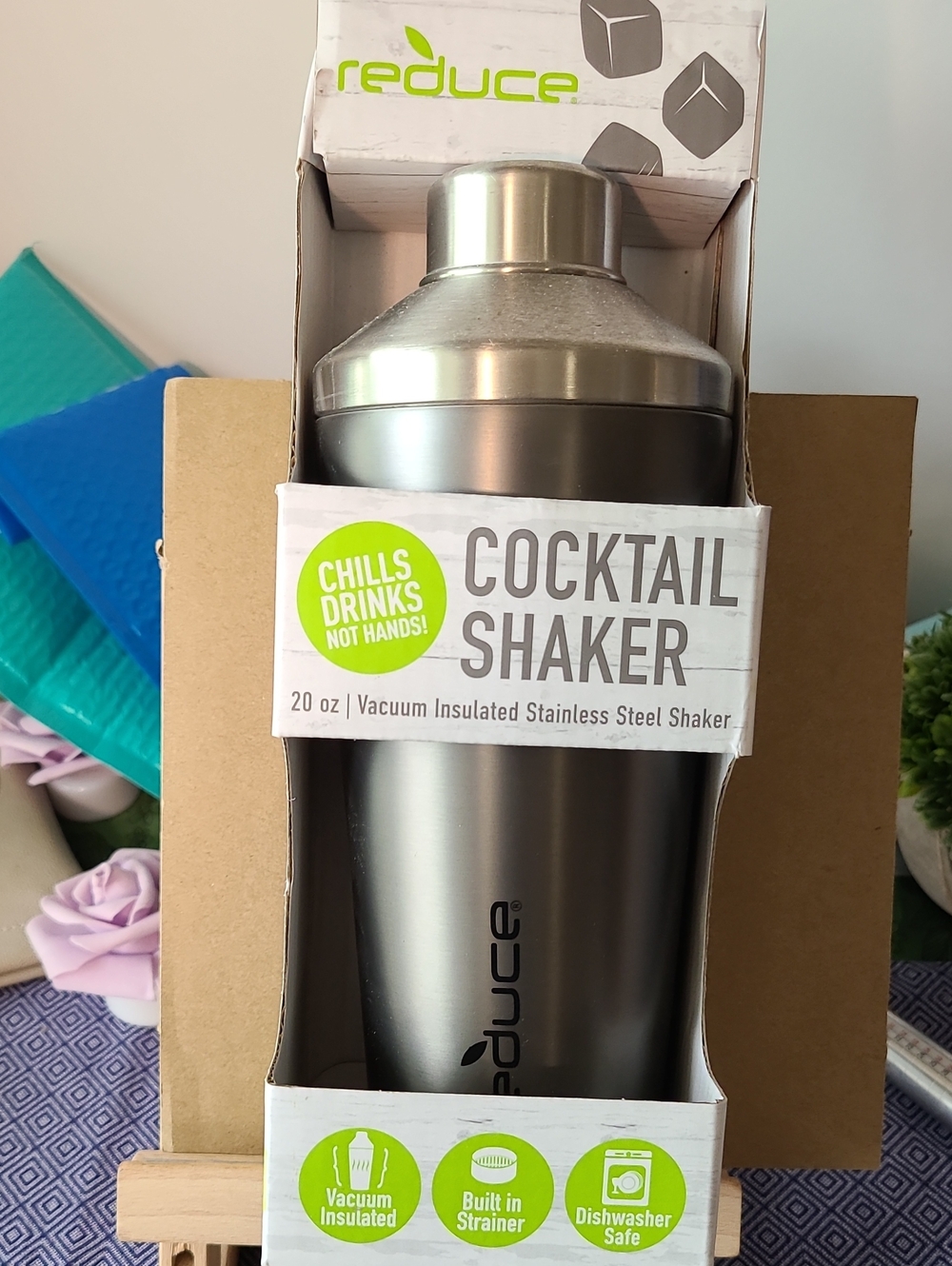 Reduce Vacuum-Insulated Cocktail Shaker in Gunmetal